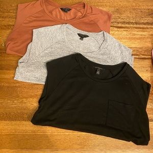 Banana Republic cap sleeve tops (3) all 3 in medium